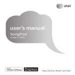 AT&T SongPod ID201 User`s manual