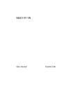 Electrolux 98001 KF SN User manual
