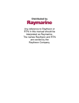 Raymarine Raystar 112 Installation guide