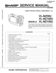 Sharp VL-NZ50U Service manual