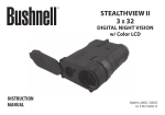 Bushnell 260333 Instruction manual
