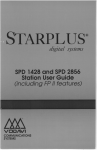 Vodavi Starplus SPD 1428 User guide