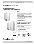 Buderus GB142 Operating instructions