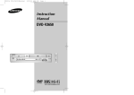 Samsung DVD-V3650 Instruction manual