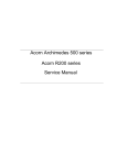 Acorn Archimedes Service manual