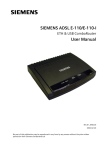 Siemens E-110-I User manual