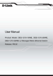 D-Link DES-1210-28 User manual