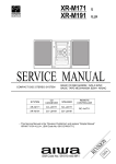 Aiwa XR-M171 Service manual