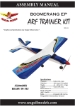 Seagull Models Boomerang 40 Specifications