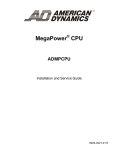American Dynamics MegaPower 3200 Specifications