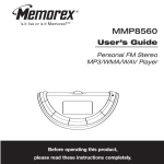 Memorex MMP8560 User`s guide