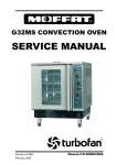 Moffat E26 Service manual