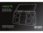 Eton Rukus XL User manual