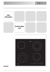 Zanussi ZVH 66 F User manual