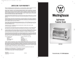 Westinghouse WST3028 Owner`s manual