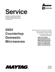 Maytag AMC5143AAB Service manual