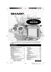 Sharp 36C530 Operating instructions