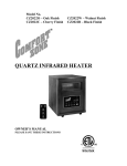 Comfort Zone CZ2022C Owner`s manual
