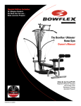 Bowflex ULTIMATE 2 Owner`s manual