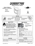 Quadra-Fire Santa Fe Pellet Insert SANTAFEI-B Owner`s manual