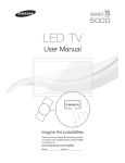 Samsung UN22D5000 E- User manual