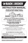Black & Decker HH2400 Instruction manual