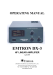 Emtron dx-3 Specifications