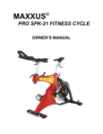Maxxus PRO SPK-21 Owner`s manual