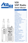 SeaFit V20 Troubleshooting guide