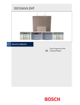 Bosch DS7200V2-EXP User`s guide