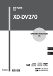 Aiwa XD-DV270 Operating instructions