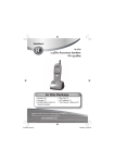 Radio Shack 2.4GHZ Accessory Handset 43-5529 Owner`s manual