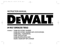 DeWalt DW007 Instruction manual
