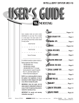 Maytag MD-16 User`s guide