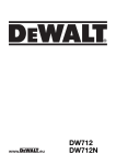 DeWalt DW712 Technical data