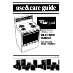 Whirlpool RF365EXP Use & care guide