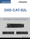 Aurora Multimedia DXE-CAT-S2L User guide