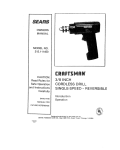 Craftsman 315.111450 Owner`s manual