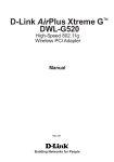 D-Link DWL-AG520 Specifications