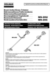 Dolmar MS-20 C Instruction manual