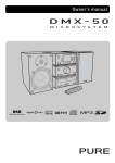 Pure Acoustics DMX-50 Owner`s manual