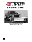Blizzard Snowplow 760LT Specifications