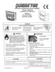 Quadra-Fire Santa Fe Pellet Insert SANTAFEI-B Owner`s manual