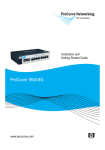 ProCurve 1800-8G Specifications