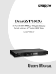 UNICOM DynaGST/1602G User`s manual