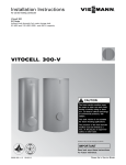 Viessmann VITOCELL 300V Technical data