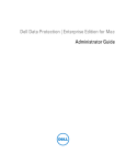 Dell Data Protection | Enterprise Edition for Mac Administrator Guide