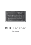 MFB Tanzb"ar User manual