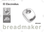 Electrolux BR3000 Operating instructions
