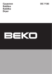 Beko DC 7130 User manual